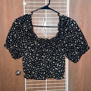 Off-The-Shoulder Crop Top